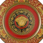 Rosenthal Versace Red Medusa Uchwyt na talerze 30cm z porcelany Viadurini