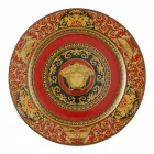 Rosenthal Versace Red Medusa Uchwyt na talerze 30cm z porcelany Viadurini