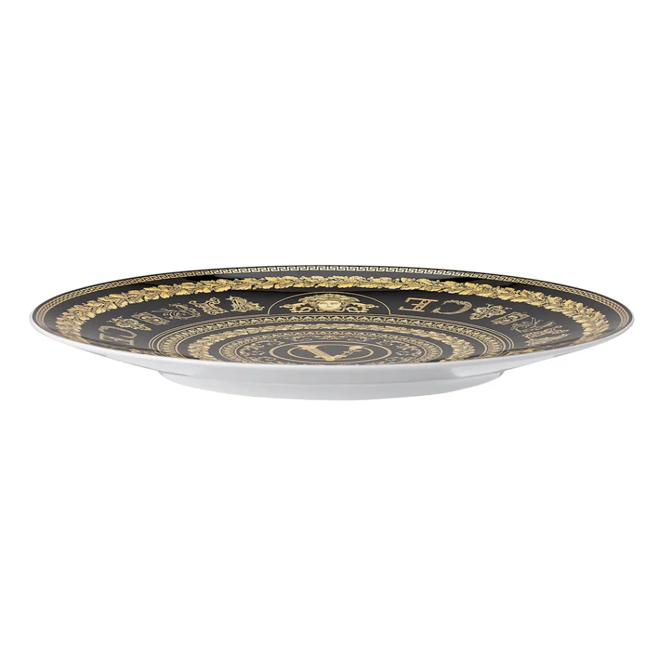 Rosenthal Versace Virtus Gala Placeholder Talerz Średnica 33 cm z Porcelany - Barok Viadurini