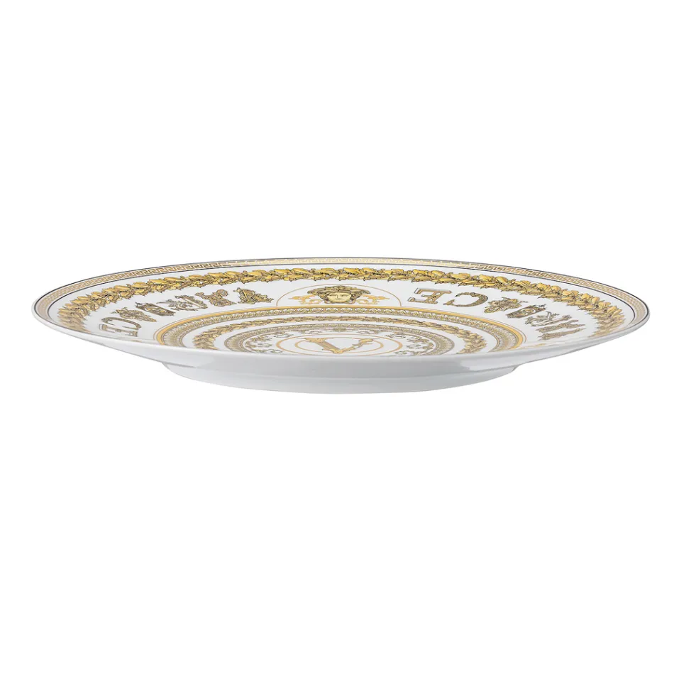 Rosenthal Versace Virtus Gala Placeholder Talerz Średnica 33 cm z Porcelany - Barok Viadurini