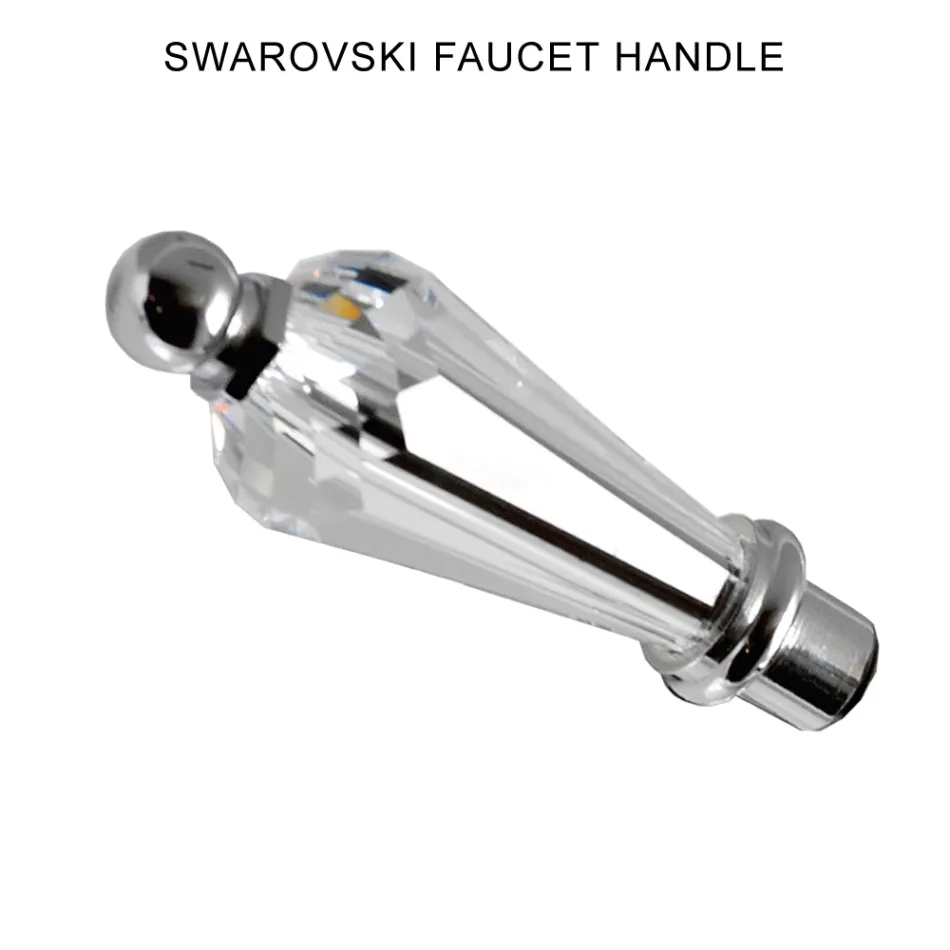 Stojąca bateria wannowa z mosiężnym prysznicem ręcznym Made in Italy - Noriana Viadurini