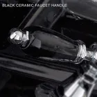 Stojąca bateria wannowa z mosiężnym prysznicem ręcznym Made in Italy - Noriana Viadurini