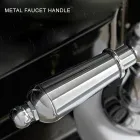 Stojąca bateria wannowa z mosiężnym prysznicem ręcznym Made in Italy - Noriana Viadurini