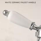 Klasyczna bateria bidetowa z jednym otworem i ręcznie wykonanymi mosiężnymi dźwigniami - Noriana Viadurini