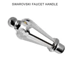 Klasyczna bateria bidetowa z jednym otworem i ręcznie wykonanymi mosiężnymi dźwigniami - Noriana Viadurini