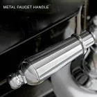 Klasyczna bateria bidetowa z jednym otworem i ręcznie wykonanymi mosiężnymi dźwigniami - Noriana Viadurini