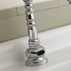 Elektroniczna bateria zlewozmywakowa z pojedynczym otworem, klasyczny styl, mosiądz - Noriana Viadurini