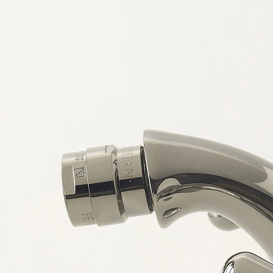 Jednootworowa mosiężna bateria bidetowa z odpływem w klasycznym stylu - Ercolina Viadurini