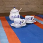 Biegacz włoskiej sztuki produkowany i ręcznie malowany unikatowym kawałkiem konopi - marki Viadurini