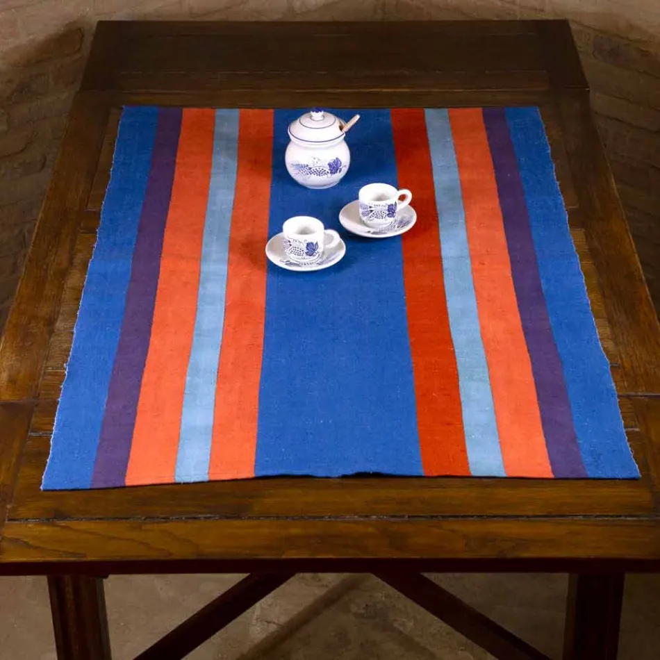 Biegacz włoskiej sztuki produkowany i ręcznie malowany unikatowym kawałkiem konopi - marki Viadurini