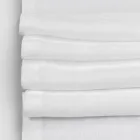 Lniany bieżnik z białą koronką, włoska jakość luksusowa - Farnese Viadurini