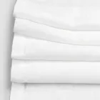 Lniany bieżnik z białą koronką, włoska jakość luksusowa - Farnese Viadurini