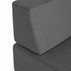 Narożny salon nowoczesny design z tkaniny Homemotion - Benito Viadurini