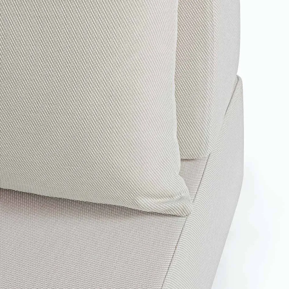 Narożny salon nowoczesny design z tkaniny Homemotion - Benito Viadurini