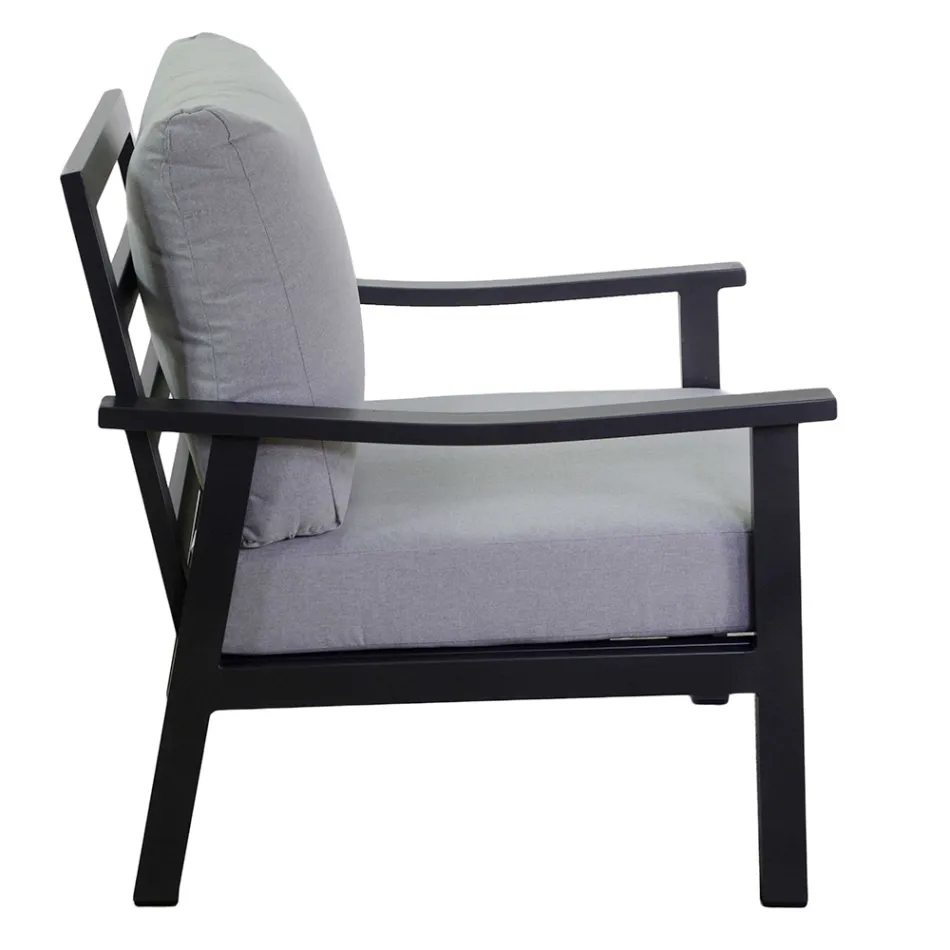 Salon z 1 sofą, 2 fotelami i 1 stolikiem kawowym - bilet Viadurini