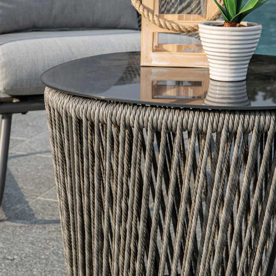 Pokój dzienny z 2 fotelami i stolikiem kawowym - walizka Viadurini