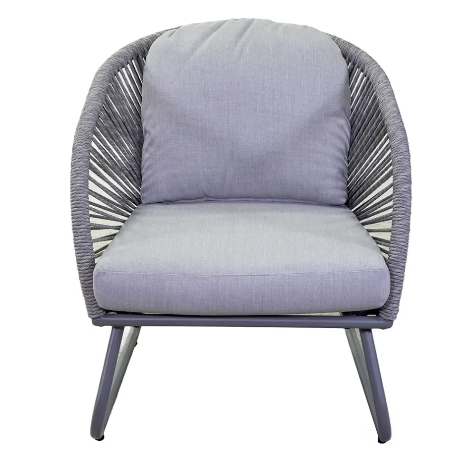 Pokój dzienny z 2 fotelami i stolikiem kawowym - walizka Viadurini