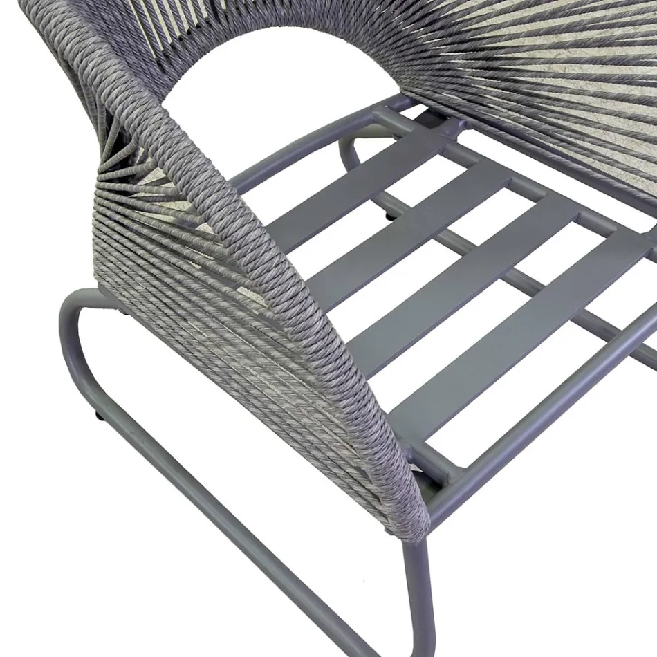 Pokój dzienny z 2 fotelami i stolikiem kawowym - walizka Viadurini