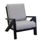 Salon składający się z sofy, stolika kawowego i foteli z podnóżkiem - Tablica ogłoszeń Viadurini