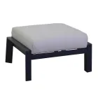 Salon składający się z sofy, stolika kawowego i foteli z podnóżkiem - Tablica ogłoszeń Viadurini