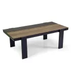 Salon zewnętrzny składający się z 1 sofy, 2 foteli i 1 stolika kawowego - Righello Viadurini