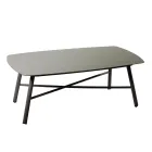 Salon zewnętrzny składający się z 1 sofy 3-osobowej, 2 foteli i 1 stolika kawowego - Righello Viadurini