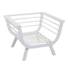 Salon zewnętrzny składający się z 1 sofy 3-osobowej, 2 foteli i 1 stolika kawowego - Righello Viadurini