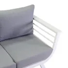 Salon zewnętrzny składający się z 1 sofy 3-osobowej, 2 foteli i 1 stolika kawowego - Righello Viadurini