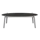 Salon zewnętrzny z poduszkami i zaokrąglonymi podłokietnikami - Zenith Viadurini