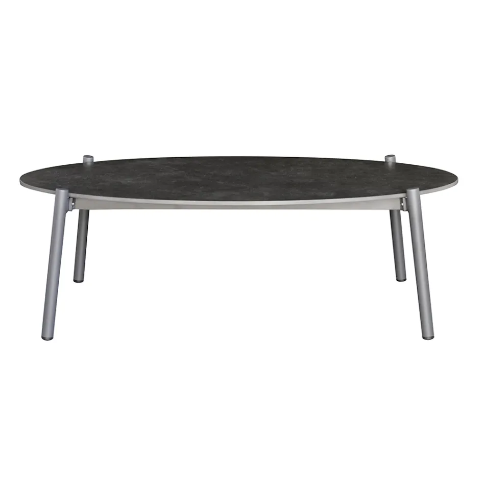 Salon zewnętrzny z poduszkami i zaokrąglonymi podłokietnikami - Zenith Viadurini