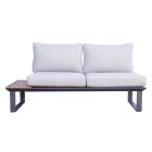 Salon ogrodowy składający się z 2 sof i centralnego stołu - Pippo Viadurini