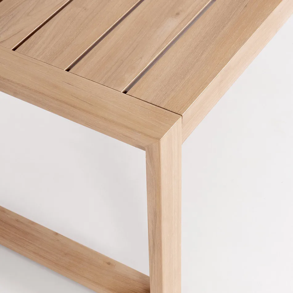 Salon ogrodowy z 1 sofą, 2 fotelami i 1 stolikiem kawowym - Plan Viadurini