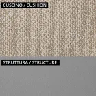 Salon ogrodowy z 1 sofą i 2 fotelami Made in Italy - Sadzarka Viadurini