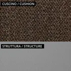 Salon ogrodowy z 1 sofą i 2 fotelami Made in Italy - Sadzarka Viadurini