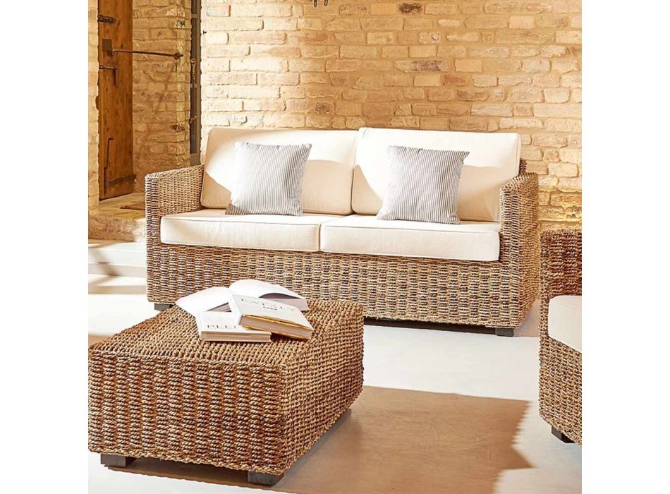 Abaca Garden Lounge Komplet z Poduszkami - Raziel Viadurini