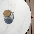 Czerwony lub zielony aluminiowy salon ogrodowy - Regalrise Viadurini