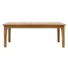 Zestaw wypoczynkowy ogrodowy FSC Teak z poduszkami w kolorze ecru - Caresa Viadurini