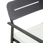 Salon ogrodowy wykonany z aluminium z różnymi wykończeniami - pamiątka Viadurini