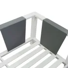 Salon ogrodowy wykonany z aluminium - pastele Viadurini