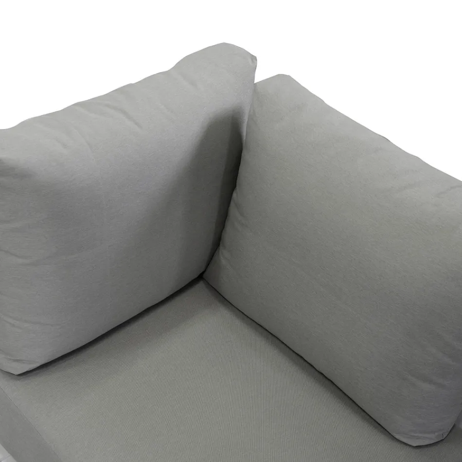 Salon ogrodowy wykonany z aluminium - pastele Viadurini