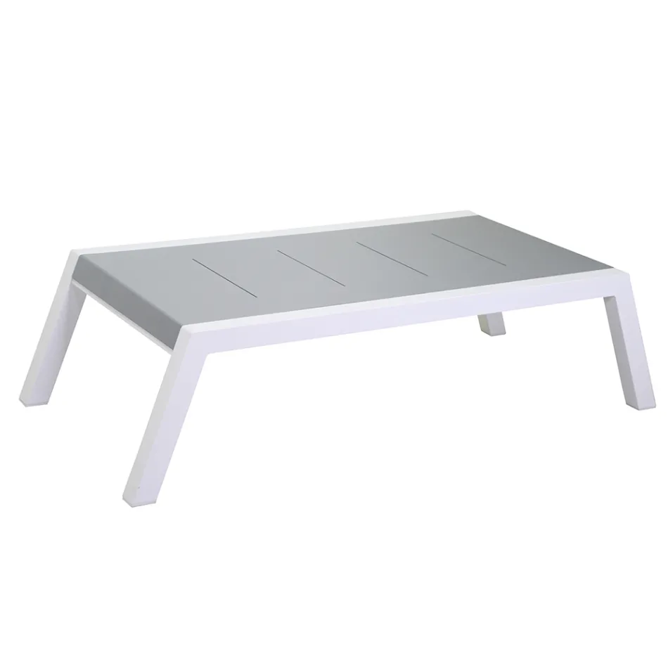 Salon ogrodowy wykonany z aluminium - pastele Viadurini