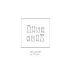 Szachownica do szachów i damy z kryształu akrylowego Made in Italy - Smanto Viadurini