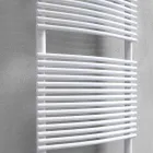 Pionowy hydrauliczny podgrzewacz do ręczników łazienkowych ze stali 1013 W - Griffin Viadurini