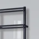 Elektryczny podgrzewacz do ręczników z kolektorami pionowymi Made in Italy - Imbir Viadurini