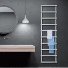 Elektryczny podgrzewacz do ręczników z okrągłymi elementami Made in Italy - Truskawka Viadurini