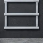 Elektryczny podgrzewacz do ręczników z okrągłymi elementami Made in Italy - Truskawka Viadurini