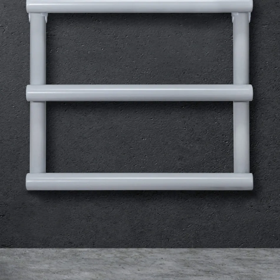 Elektryczny podgrzewacz do ręczników z okrągłymi elementami Made in Italy - Truskawka Viadurini