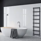 Hydrauliczny podgrzewacz do ręczników z kolektorami pionowymi Made in Italy - Imbir Viadurini