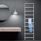 Hydrauliczny podgrzewacz do ręczników z okrągłymi elementami Made in Italy - Truskawka Viadurini