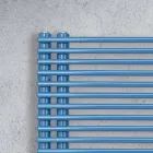 Podgrzewacz do ręczników ze stali węglowej z systemem elektrycznym - Orzeszki ziemne Viadurini